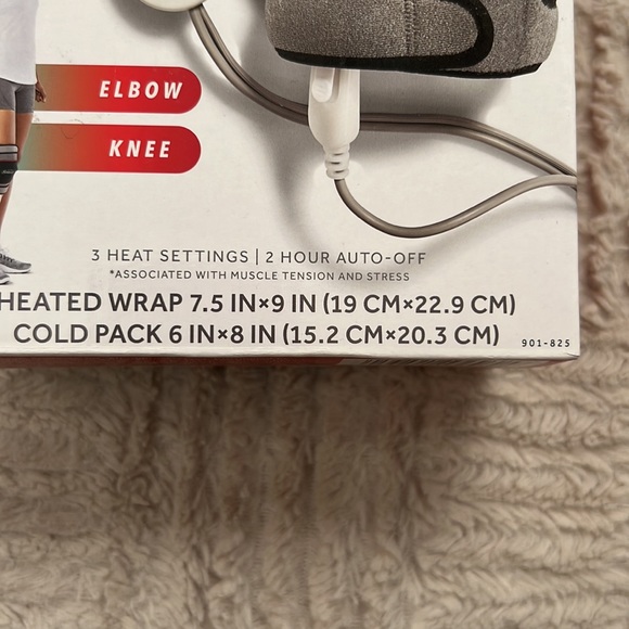 Sunbeam Heating Pad Wrap and cold pack for Joint Pain Relief, Auto Shut Off, New - Picture 5 of 16